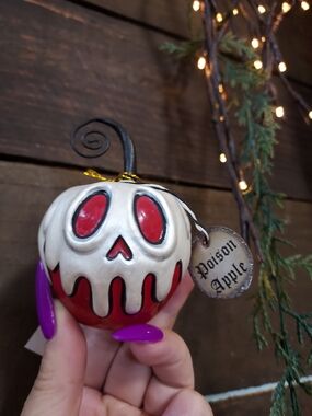 Bethany Lowe Red and White Poison Apple Ornament